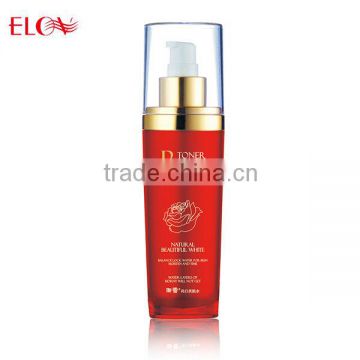 Private label rose lightning & whitening skin toner