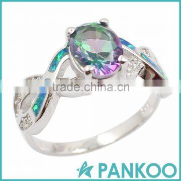Latest Engagement Ring Wedding Ring Designs Opal Sterling Silver Ring