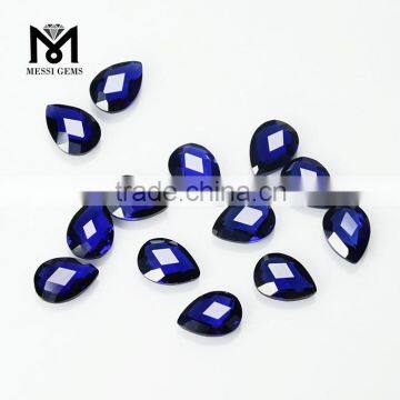 New Style Both Faceted Charming Sapphire Blue Ruby Bead Gemstone