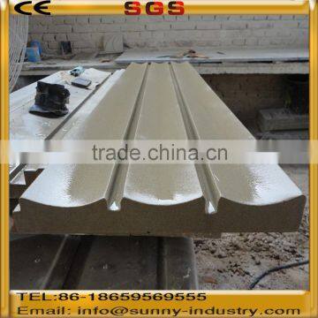 good quality building yellow sandstone , stone window frame