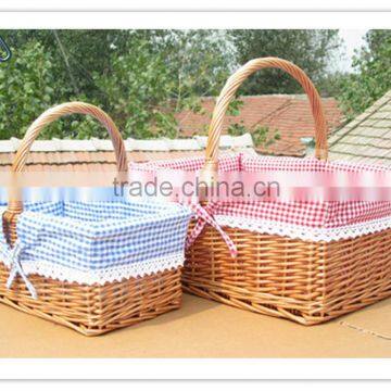 Wholesale Good Quality Decorative Wicker Fruit Storage Basket photo-3