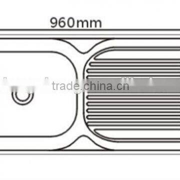 Topmount 304 Single Bowl Sink With Small Size / Stainless Steel Sink Bowl Kitchen photo-2