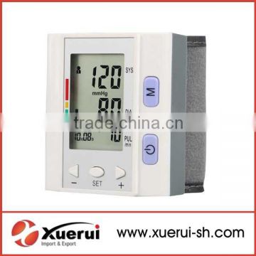 Wrist-type fully electronic blood pressure monitor