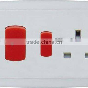 45A switch with 13A switch socket