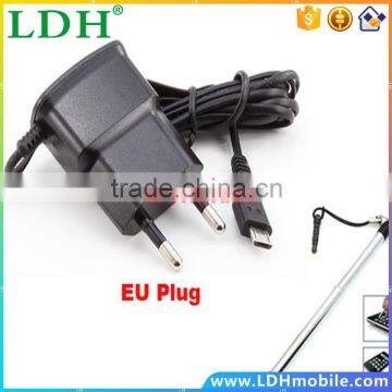 Travel Charger EU Charger EU Plug Adapter Mobile Phone Charger AC Wall Charger + Stylus For Nokia Lumia 630