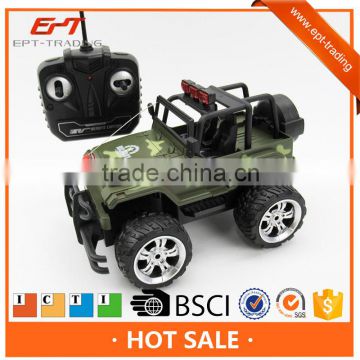 Hot sale 4channels radio control toy rc jeep truck for kids