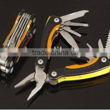 OEM Multifunctional stainless steel colorful pliers with outdoor accessory