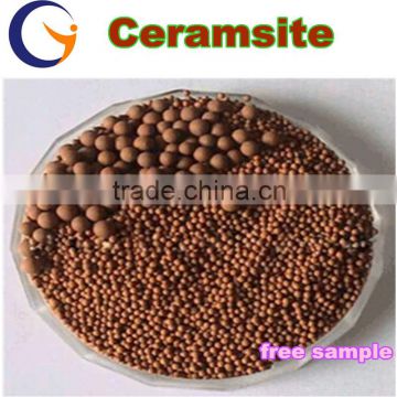 Water resistant Materials 2-4mm Natural Ceramsite / Ceramsite Sand