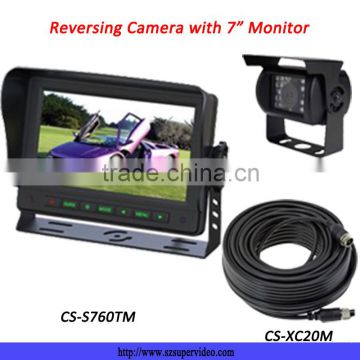 Vehicle Reversing Camera and 7" Digital High Resolution Monitor 12-24V CS-S760TMS