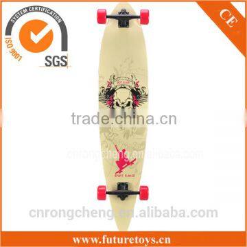 Canadian maple longboard skateboard