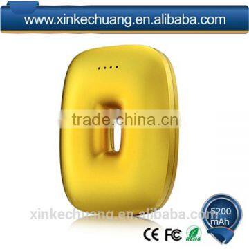 Guoguo 2016 New Design Colorful Portable Donuts Power Bank 3600 MAh for Iphone7