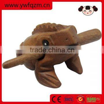 decorative hand carved thailand croaking wooden frog