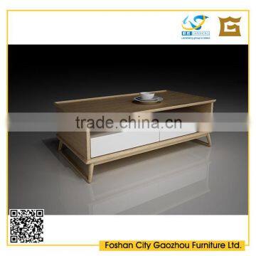 2016 New Series Living room Wood Veneer Gloss Painting MDF Coffee Table Design