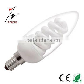 E14 spiral C35 Candle CFL 110V-130V/220V-240V