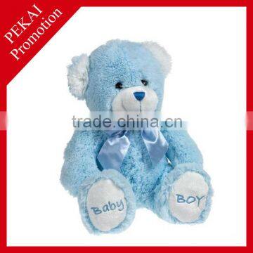 12inch blue soft plush and stuffed bear toy