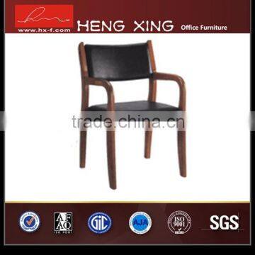 Big Size Solid Conference Chair/wooden Armrest Chair HX-AD502 photo-3