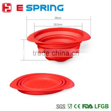 Foldable Strainer Silicone Colander Multifunctional Kitchen Strainers