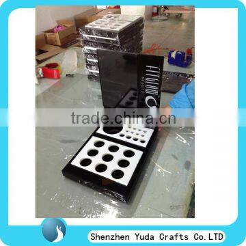 beautiful good quality customized acrylic plexiglass display for cosmetic display stand high quality