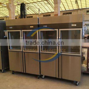 1000L New Style commercial 4 doors used upright freezer