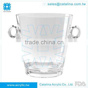 Acrylic Decoration Product Clear Wine Barrel Beverage Cooler