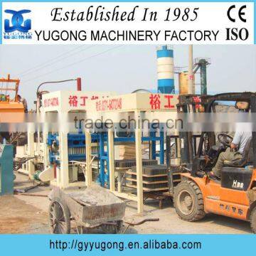 CE approved QT10-15 hollow block machine&cement block making machine