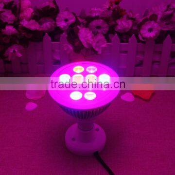 Hydroponics Red Blue Led Grow Light 12w Plant Growing Lamp 660nm 630nm 470nm