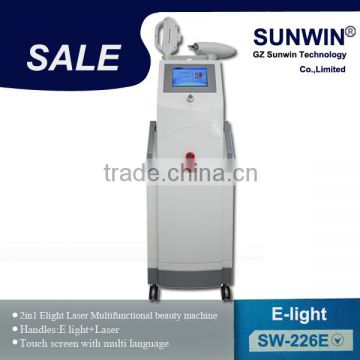 Sunwin SW-226E strong power elight machine ipl rf elight laser with CE approval