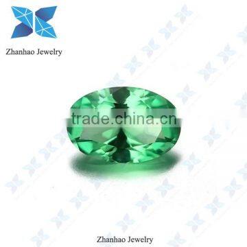 transparent oval emerald nano spinel gemstones