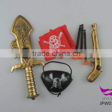 Interesting play set pirates series plastic gun dagger toy