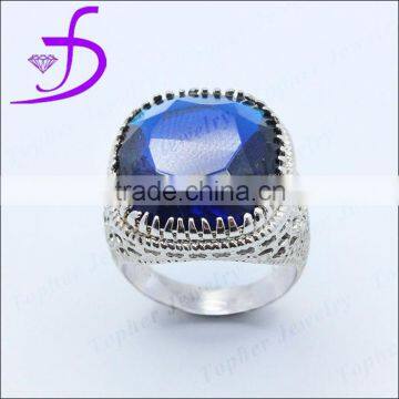 Wholesale 925 silver one stone men ring designs