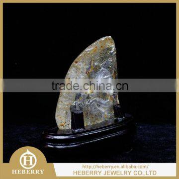 small crystal figurines dragon shape backside carving best home decor