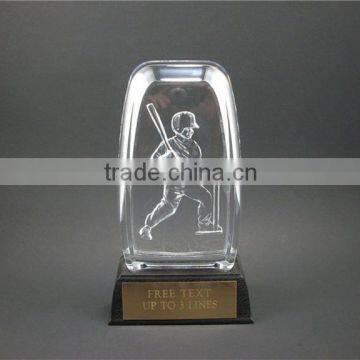 Personalized custom acrylic baseball trophies