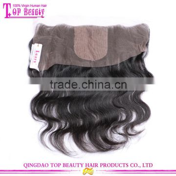 Hot Top Grade Ear To Ear 13x4 Silk Base Closure Lace Frontal Brazilian Hair Silk Base Lace Frontal Closure