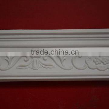 Decorative PU carved cornice moulding