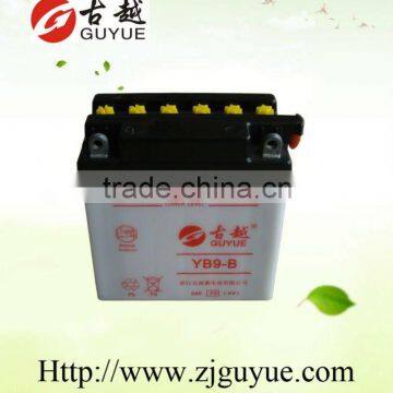 High performance motorcycle battery YB9-B