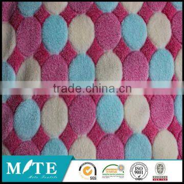 Polyester Printed Coral Fleece Fabric for Blanket and Bedding photo-3