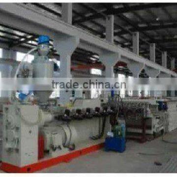 PC,PE,and PVC Plastic Hollow Cross Section Plate Extrusion Line