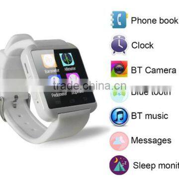 [With Retail Box]Bluetooth Smart Watch U8 Smartwatch U Watch For IOS IPhone Samsung Sony Huawei Android Phones Good as GT08 DZ09