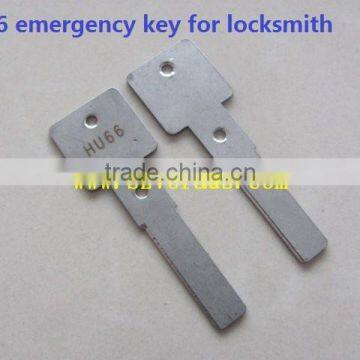 HU66 emergency key for locksmith