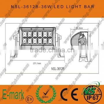 36w 7inch led light bar, 12pcs*3w O sram led light bar, 3060LM led light bar