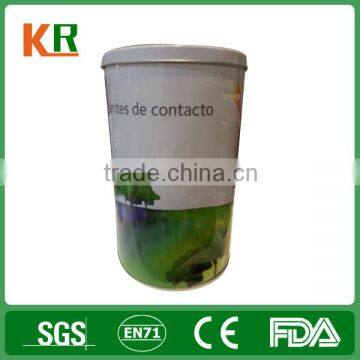 Preferential price round pill tin box with CYMK printing