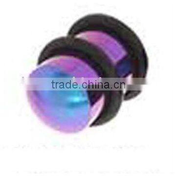 Rounded Plug with Titanium Plating ear plug