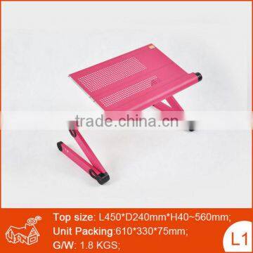 Light yet strong portable computer table stand used for bedroom