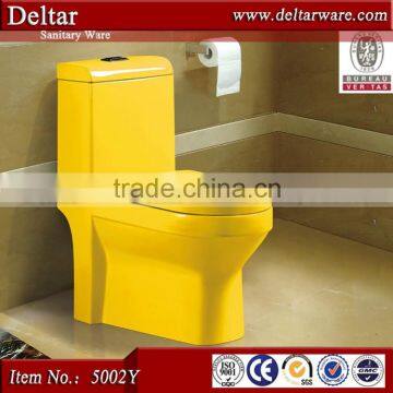 Sanitary equipment colored toilet bowl ,Hot Sell yellow toilet, high quality western toilet price