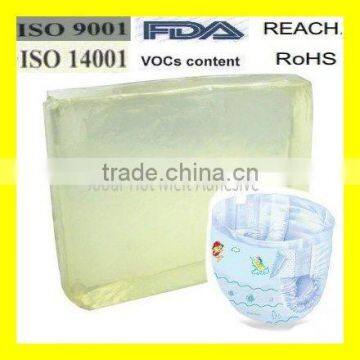 Supply high grade hotmelt adhesive for baby diaper