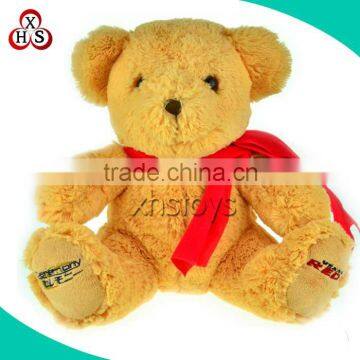 Wholesale best made Mini cute soft animal bear with scarf