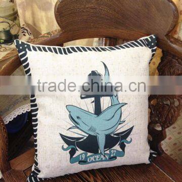 Nature Linen Material Custom Printed Cushion Pillow photo-6