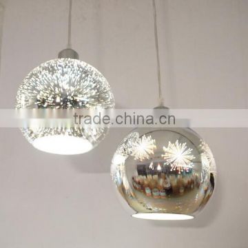 Home Indoor Pendant Chandelier Glass Ball 3d Lighting Modern Pendant Lamp