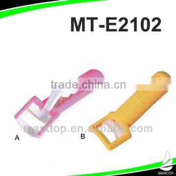 Colored plastic fold eyelash curlers