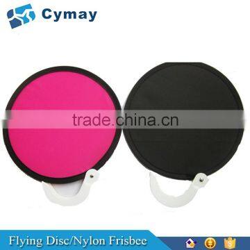 custom nylon firsbee ,foldable frisbee, wholesale frisbee